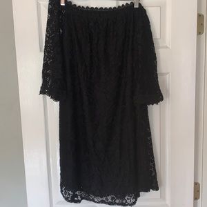 Adorable black lace dress